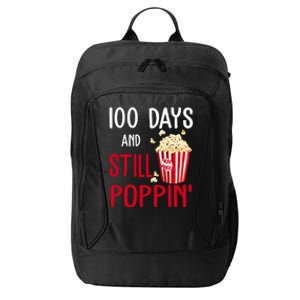 100 Days Of School And Still Poppin City Backpack