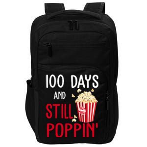 100 Days Of School And Still Poppin Impact Tech Backpack