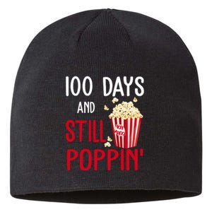 100 Days Of School And Still Poppin Sustainable Beanie