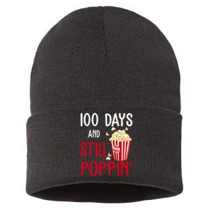 100 Days Of School And Still Poppin Sustainable Knit Beanie