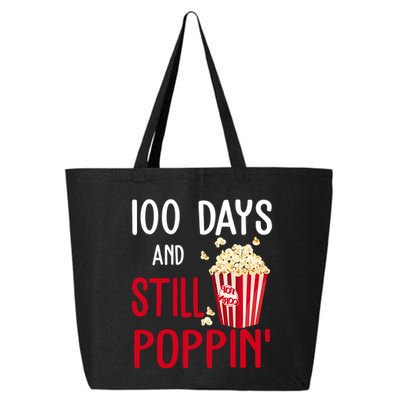 100 Days Of School And Still Poppin 25L Jumbo Tote