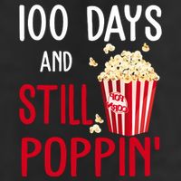 100 Days Of School And Still Poppin 25L Jumbo Tote