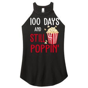 100 Days Of School And Still Poppin Women's Perfect Tri Rocker Tank