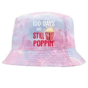 100 Days Of School And Still Poppin Tie-Dyed Bucket Hat