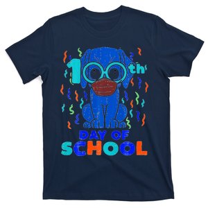 100th Day Of School Dog In Mask 100 Days Quarantine Gift T-Shirt