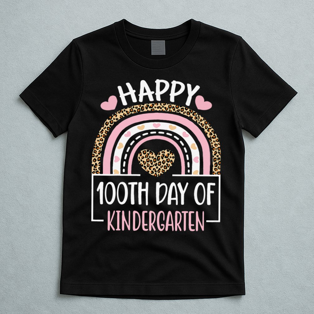 100th Day Of Kindergarten Funny 100 Days Of School Teacher T-Shirt