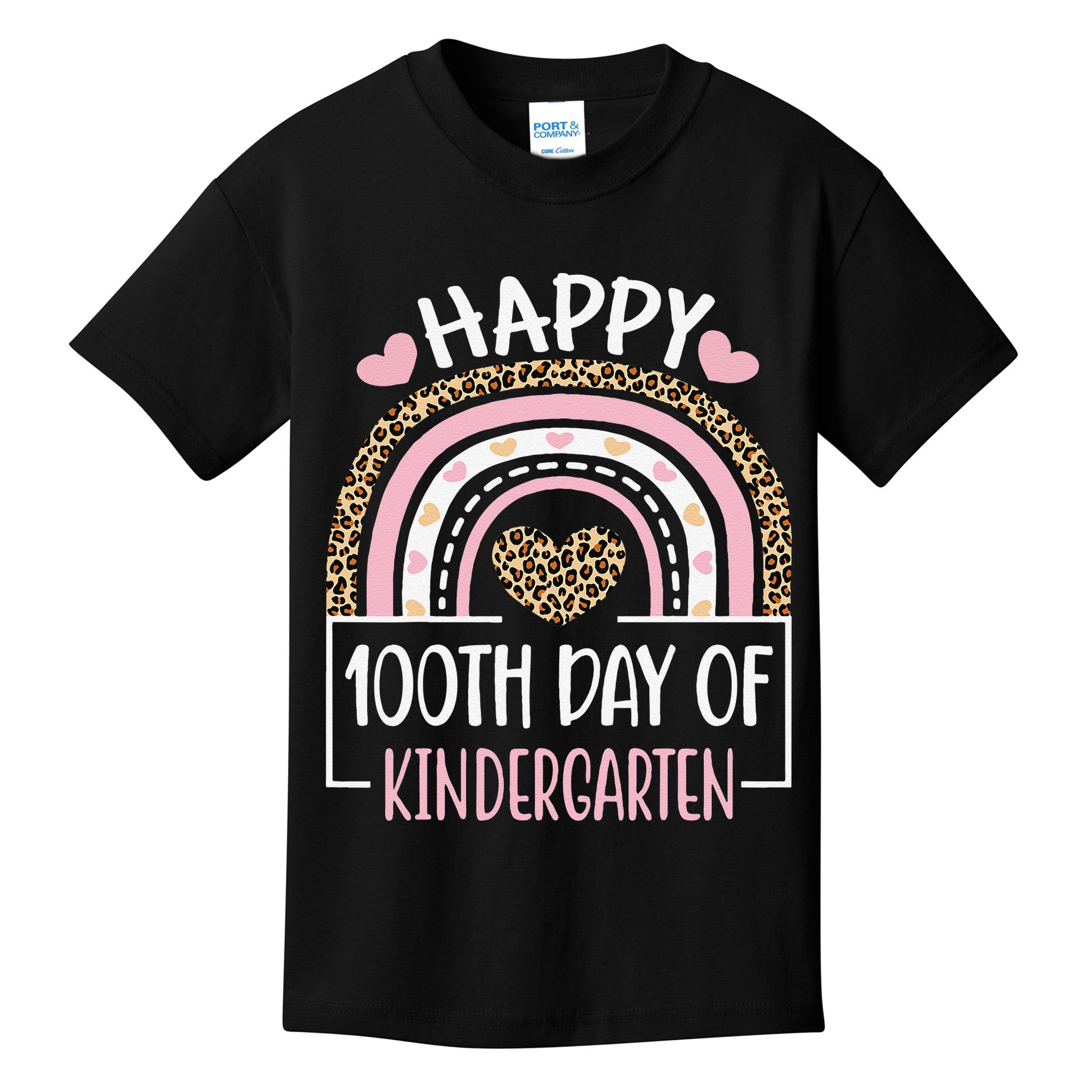 100th Day Of Kindergarten Funny 100 Days Of School Teacher Kids T-Shirt