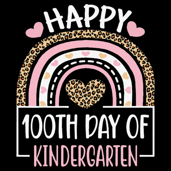 100th Day Of Kindergarten Funny 100 Days Of School Teacher Kids T-Shirt