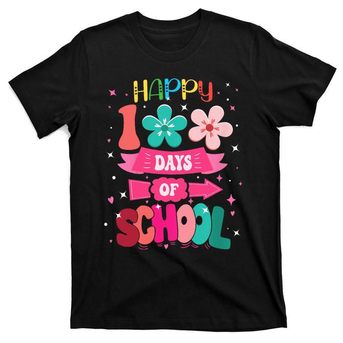 100 Days Of School Girl 100th Day Of School T-Shirt