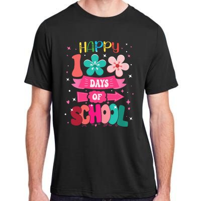 100 Days Of School Girl 100th Day Of School Adult ChromaSoft Performance T-Shirt