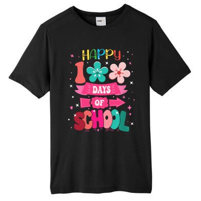 100 Days Of School Girl 100th Day Of School Tall Fusion ChromaSoft Performance T-Shirt