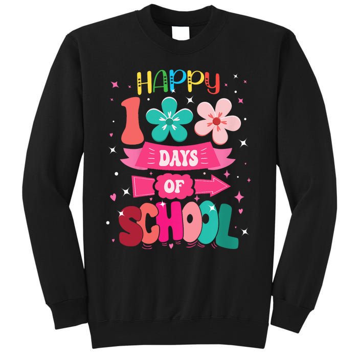 100 Days Of School Girl 100th Day Of School Tall Sweatshirt