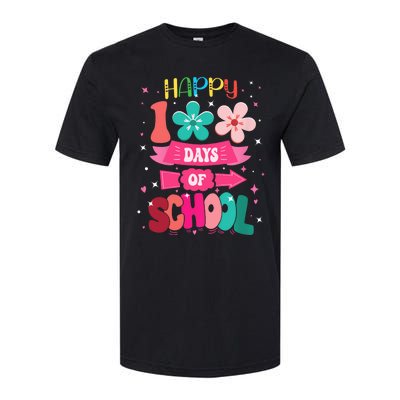 100 Days Of School Girl 100th Day Of School Softstyle CVC T-Shirt