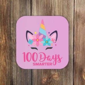 100 Days Of School Unicorn Girl Costume Coaster