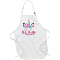 100 Days Of School Unicorn Girl Costume Full-Length Apron With Pockets