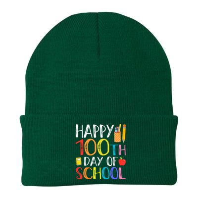 100 Days Of School Teacher And Student Knit Cap Winter Beanie