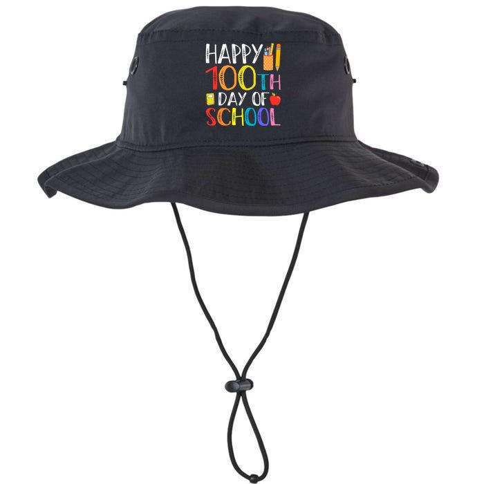 100 Days Of School Teacher And Student Legacy Cool Fit Booney Bucket Hat