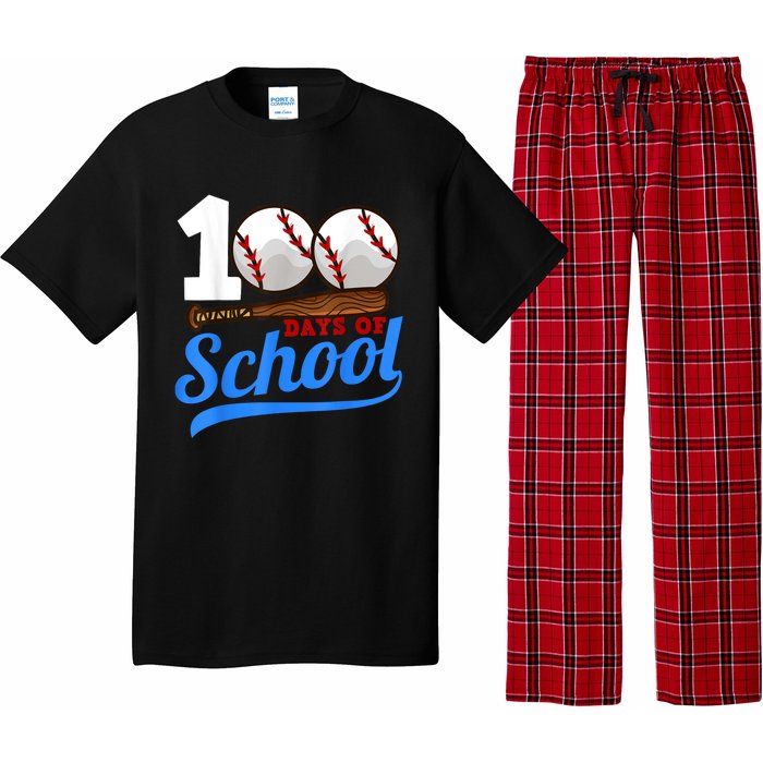 100 Days Of School Baseball 100th Day Pajama Set