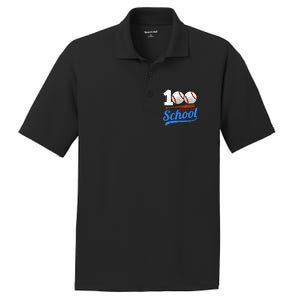 100 Days Of School Baseball 100th Day PosiCharge RacerMesh Polo