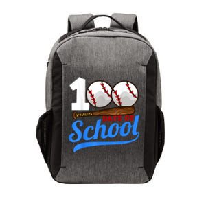 100 Days Of School Baseball 100th Day Vector Backpack