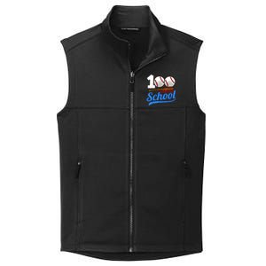 100 Days Of School Baseball 100th Day Collective Smooth Fleece Vest