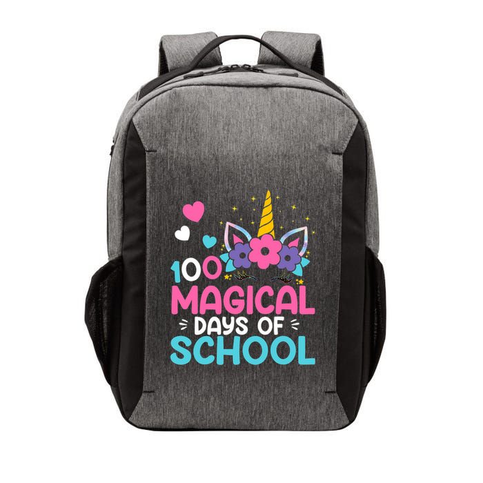 100th Day Of Kindergarten For Girls 100 Magical Days Vector Backpack