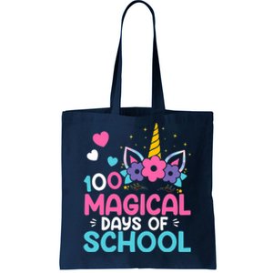 100th Day Of Kindergarten For Girls 100 Magical Days Tote Bag