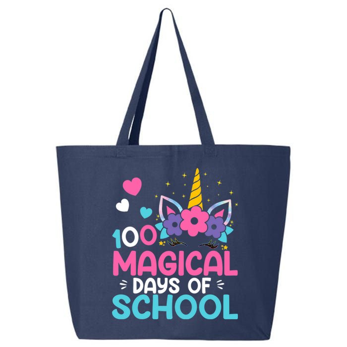 100th Day Of Kindergarten For Girls 100 Magical Days 25L Jumbo Tote