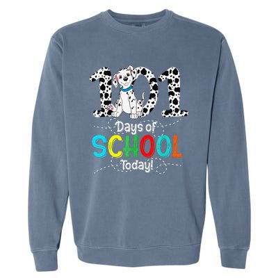 100th Day Of School 101 Days Smarter 100 For Garment-Dyed Sweatshirt