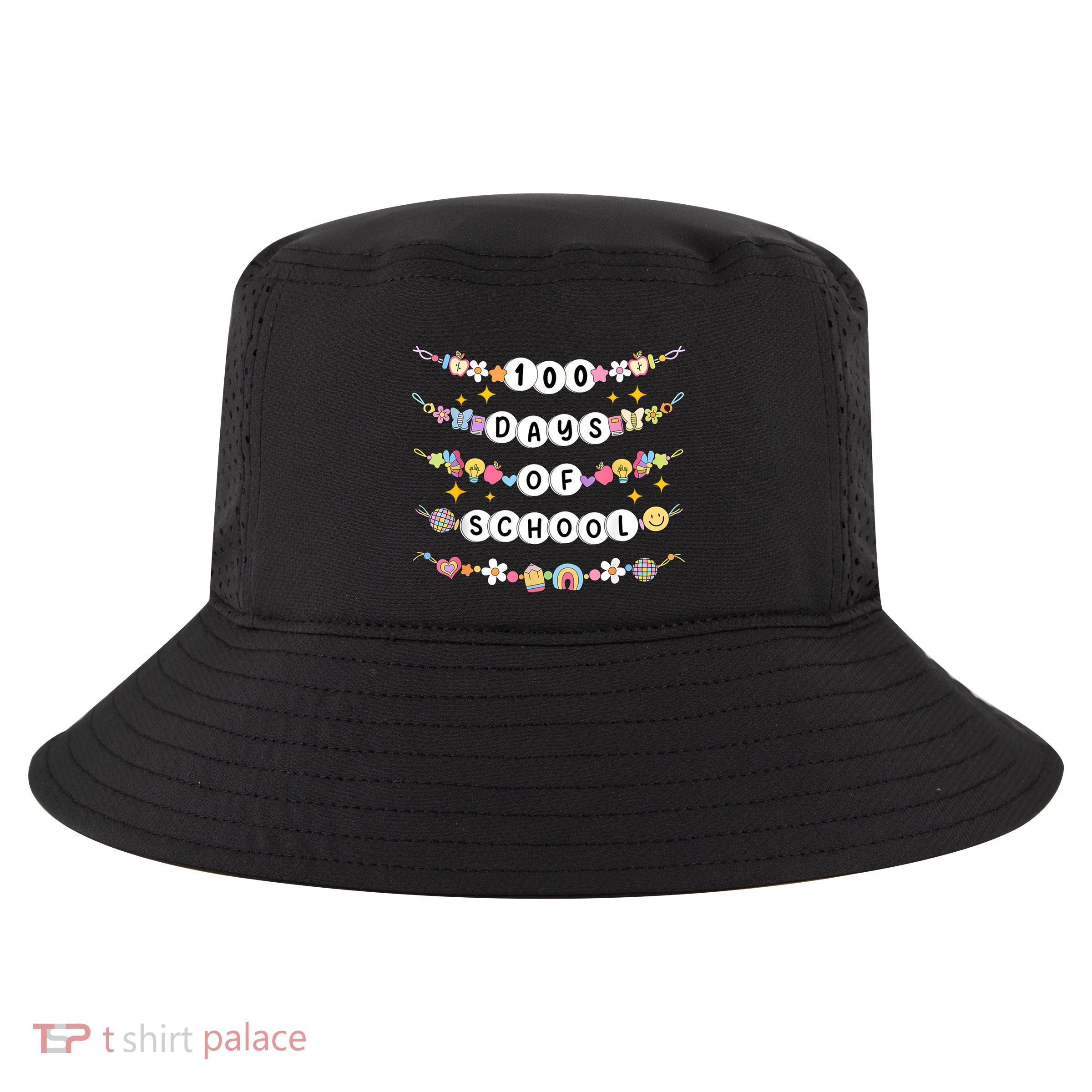 100th Day Of School Friendship Bracelets 100 Days Smarter Cool Comfort Performance Bucket Hat