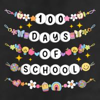 100th Day Of School Friendship Bracelets 100 Days Smarter Trucker Hat