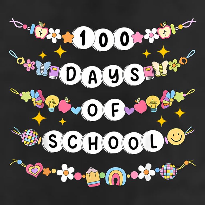 100th Day Of School Friendship Bracelets 100 Days Smarter Trucker Hat