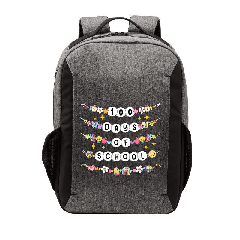 100th Day Of School Friendship Bracelets 100 Days Smarter Vector Backpack