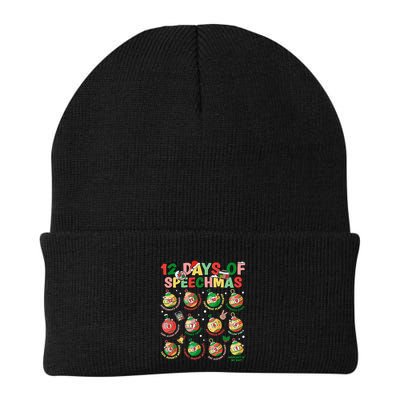 12 Days Of Speechmas Christmas Speech Therapy Pathology Knit Cap Winter Beanie