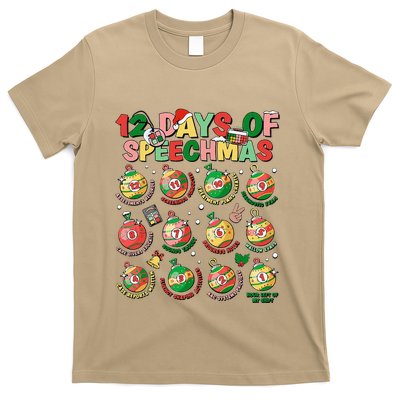 12 Days Of Speechmas Christmas Speech Therapy Pathology T-Shirt