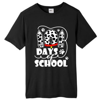 101 Days Of School Dalmatian Dog 100 Days Smarter Tall Fusion ChromaSoft Performance T-Shirt