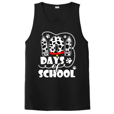 101 Days Of School Dalmatian Dog 100 Days Smarter PosiCharge Competitor Tank