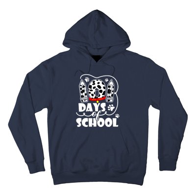 101 Days Of School Dalmatian Dog 100 Days Smarter Hoodie