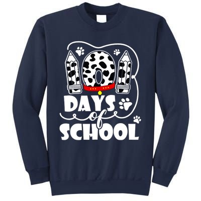 101 Days Of School Dalmatian Dog 100 Days Smarter Sweatshirt