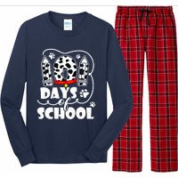 101 Days Of School Dalmatian Dog 100 Days Smarter Long Sleeve Pajama Set