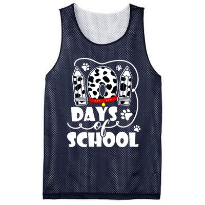 101 Days Of School Dalmatian Dog 100 Days Smarter Mesh Reversible Basketball Jersey Tank