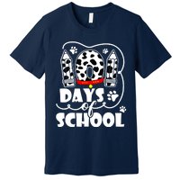 101 Days Of School Dalmatian Dog 100 Days Smarter Premium T-Shirt