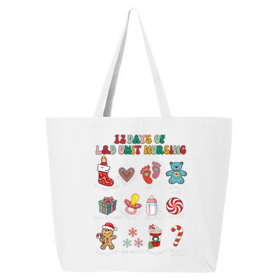 12 Days Of L&D Unit Nursing Labor & Delivery Nurse Christmas 25L Jumbo Tote