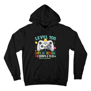 100 Days Of School Level Gamer 100 Days Of School Completed 100 Days Student Hoodie