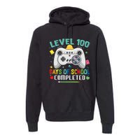 100 Days Of School Level Gamer 100 Days Of School Completed 100 Days Student Premium Hoodie