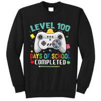 100 Days Of School Level Gamer 100 Days Of School Completed 100 Days Student Tall Sweatshirt