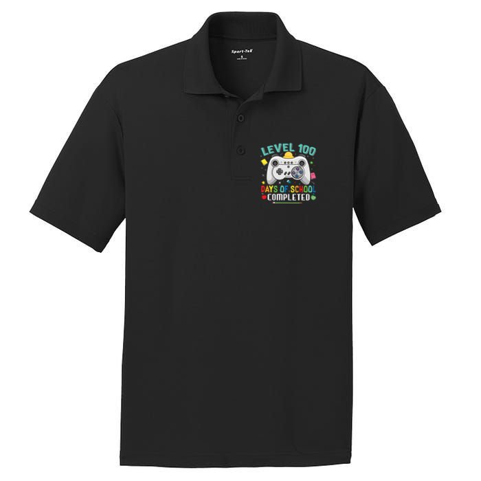 100 Days Of School Level Gamer 100 Days Of School Completed 100 Days Student PosiCharge RacerMesh Polo