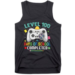 100 Days Of School Level Gamer 100 Days Of School Completed 100 Days Student Tank Top