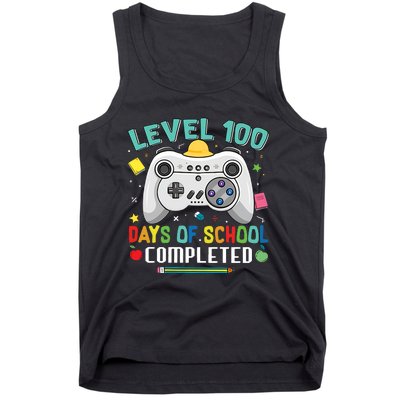 100 Days Of School Level Gamer 100 Days Of School Completed 100 Days Student Tank Top