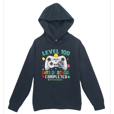 100 Days Of School Level Gamer 100 Days Of School Completed 100 Days Student Urban Pullover Hoodie